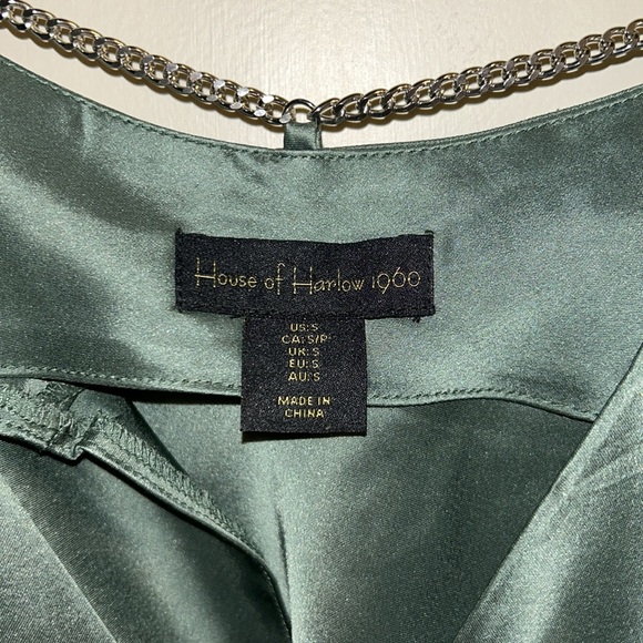 House Of Harlow 1960 Silky Chain Strap Camisole Style Top - Picture 3 of 4